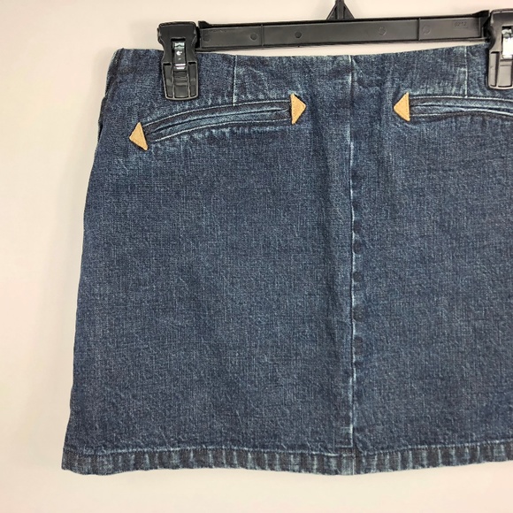 Vintage Tommy Hilfiger Jeans Blue Denim Mini Skirt - Picture 5 of 8